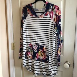 Hoodie - Thin. Super soft. 95% rayon 5% spandex